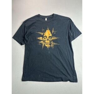 Halloween Horror Nights Men's L 2017 Universal Studios Graphic Skull Tee Shirt